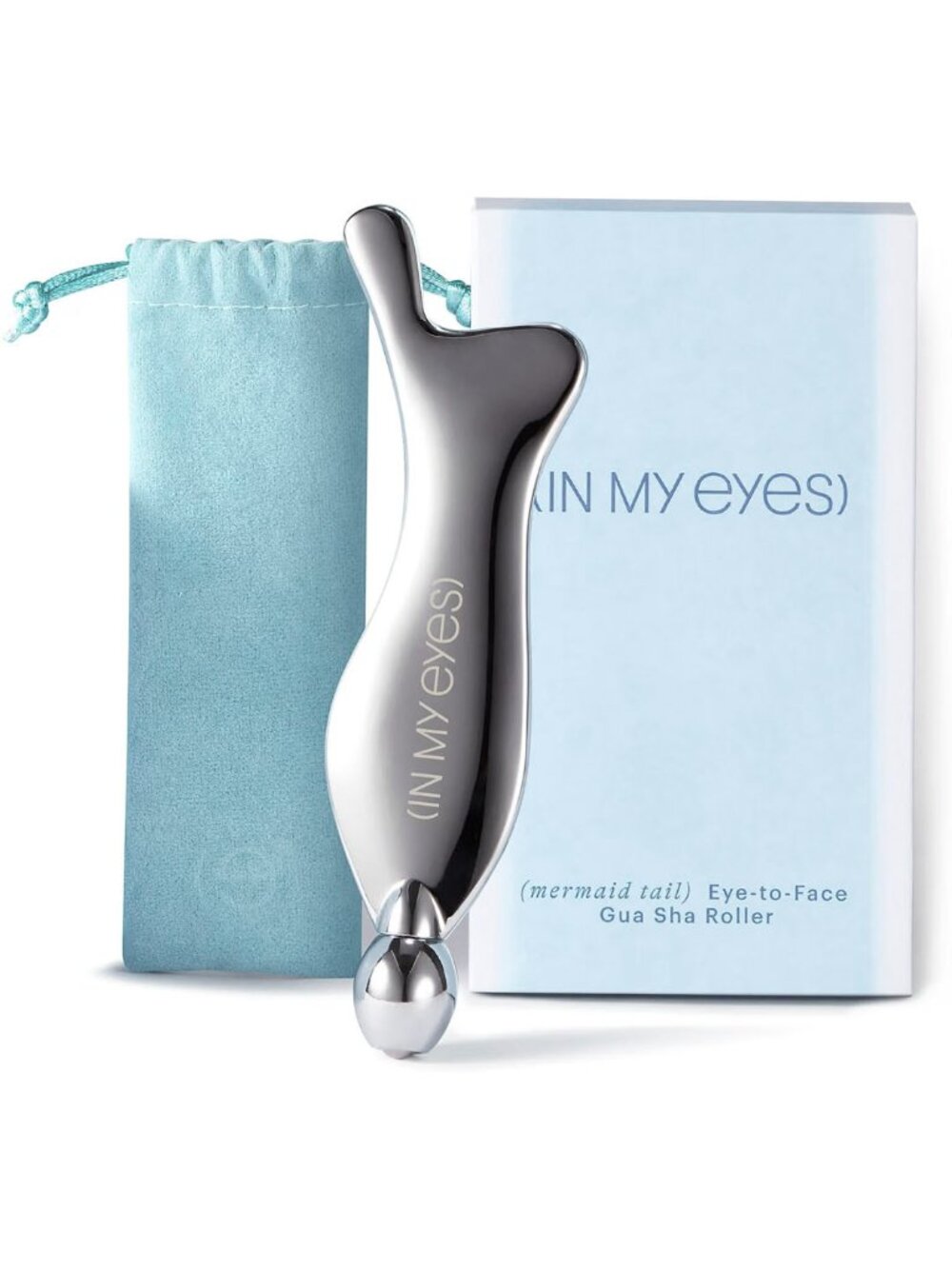 Stainless Steel Gua Sha Facial Massager Tool - Lymphatic Drainage, Anti-Aging